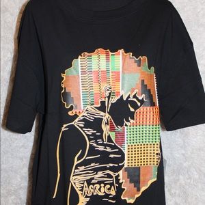 African map T-shirt